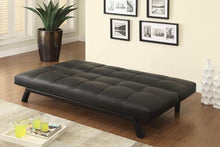 Load image into Gallery viewer, Contemporary Black Sofa Bed