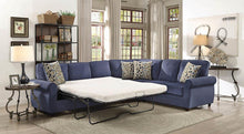 Load image into Gallery viewer, Kendrick Transitional Blue Sectional