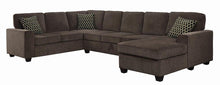 Load image into Gallery viewer, Provence Transitional Brown Sectional