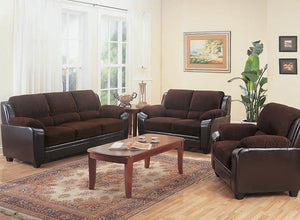 Monika Transitional Chocolate Sofa