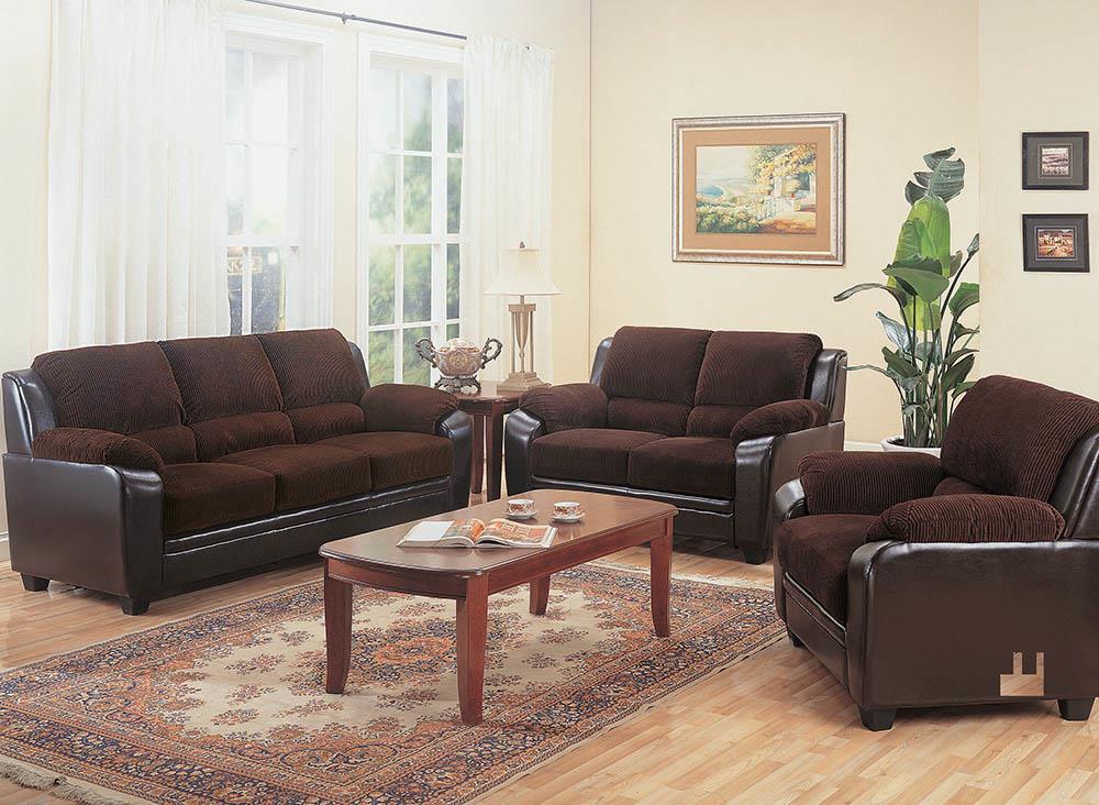 Monika Transitional Chocolate Sofa