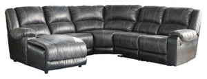 Nantahala 5Piece Reclining Sectional with Chaise