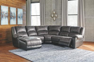 Nantahala 5Piece Reclining Sectional with Chaise