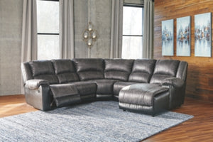 Nantahala 5Piece Reclining Sectional with Chaise