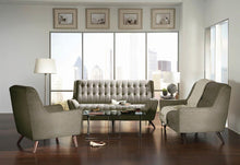 Load image into Gallery viewer, Natalia Mid-Century Modern Dove Grey Sofa