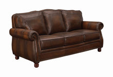 Load image into Gallery viewer, Montbrook Traditional Hand Rubbed Brown Sofa