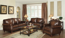 Load image into Gallery viewer, Montbrook Traditional Hand Rubbed Brown Sofa