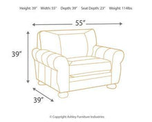 Load image into Gallery viewer, Banner Oversized Chair and Ottoman Package