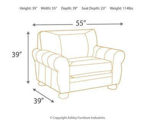 Banner Oversized Chair and Ottoman Package