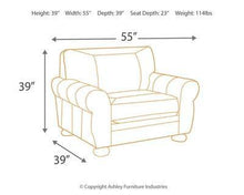 Load image into Gallery viewer, Banner Sofa and Loveseat with Oversized Chair and Ottoman Package