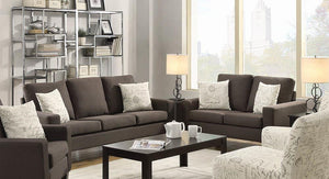 Bachman Transitional Grey Two-Piece Living Room Set