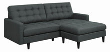 Load image into Gallery viewer, Kesson Mid-Century Modern Charcoal Sofa