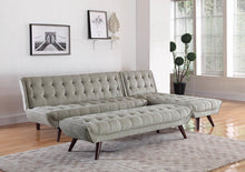 Load image into Gallery viewer, Natalia Mid-Century Modern Dove Grey Sofa