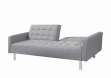 Load image into Gallery viewer, Transitional Light Grey Tufted Sofa Bed