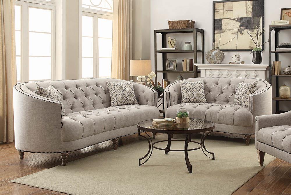 Avonlea Beige Two-Piece Living Room Set