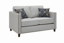 Load image into Gallery viewer, Coltrane Transitional Putty Tone Loveseat