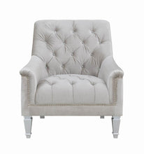 Load image into Gallery viewer, Avonlea Traditional Grey and Chrome Chair