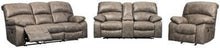 Load image into Gallery viewer, Dunwell Power Reclining Sofa and Loveseat with Recliner Package