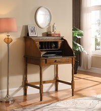 Load image into Gallery viewer, Palmetto Warm Honey Roll Top Secretary Desk