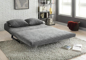 Transitional Grey Sofa Bed