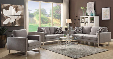 Stellan Contemporary Grey Loveseat