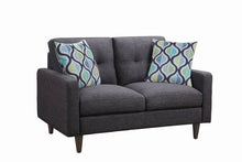 Load image into Gallery viewer, Watsonville Retro Grey Loveseat