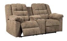 Load image into Gallery viewer, Workhorse Reclining Loveseat with Console