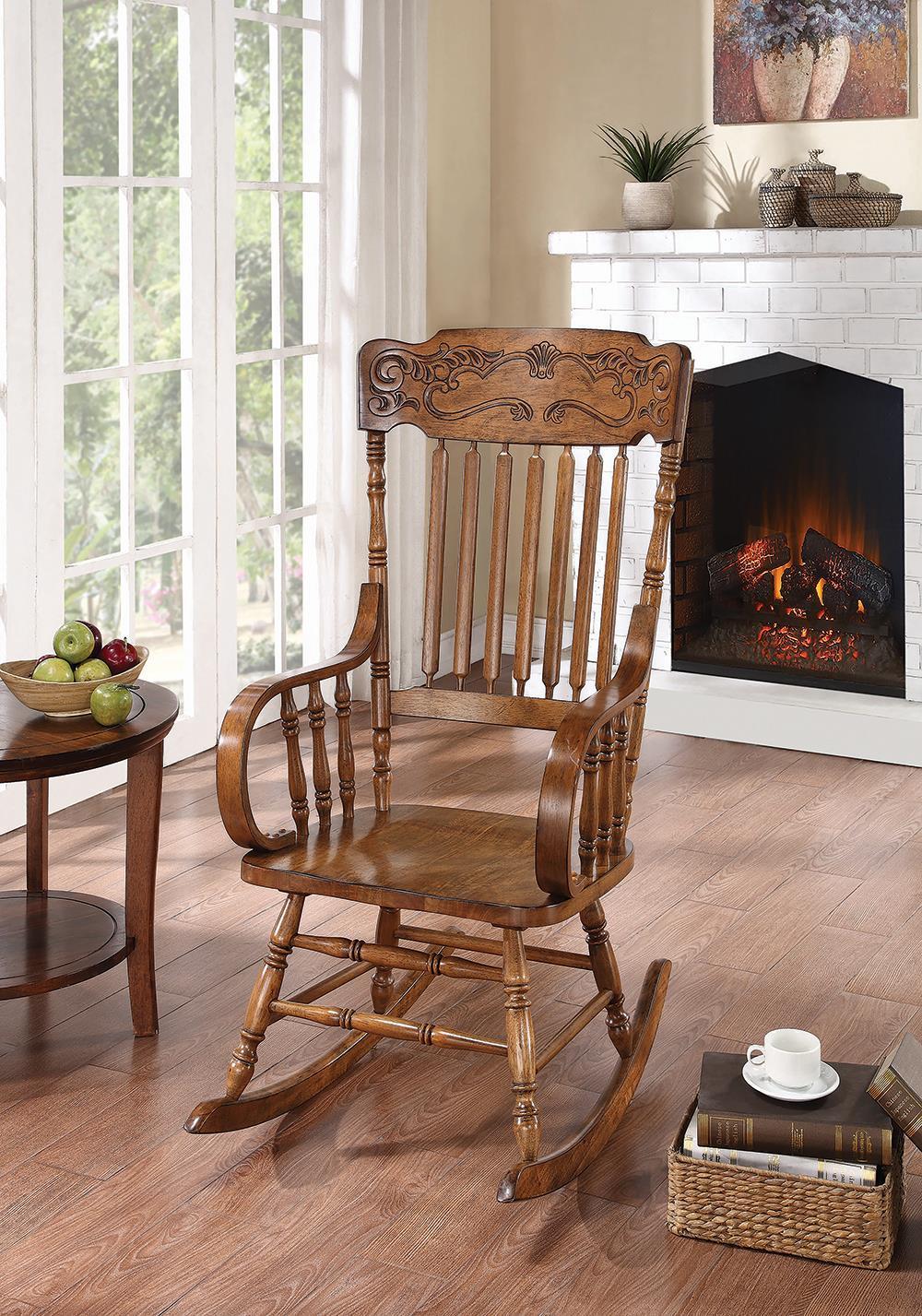 Traditional Wooden Rocking Chair