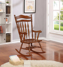 Load image into Gallery viewer, Traditional Medium Brown Rocking Chair