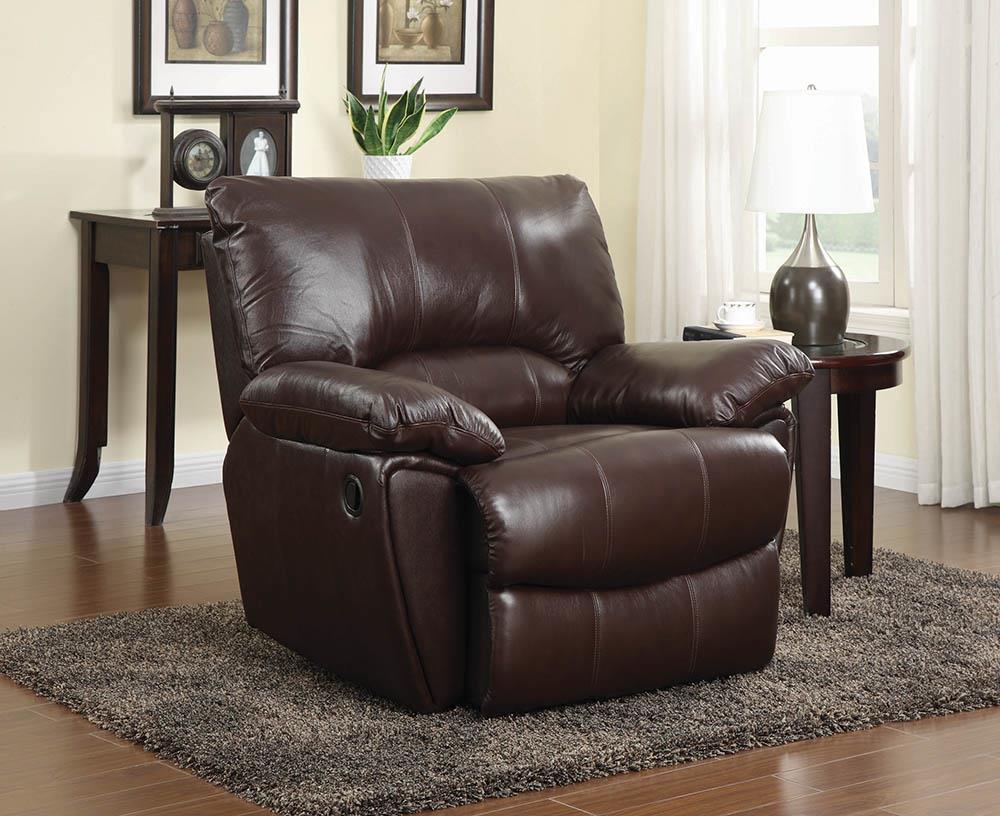 Clifford Motion Dark Brown Glider Recliner