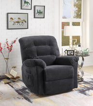 Load image into Gallery viewer, Charcoal Power Lift Recliner