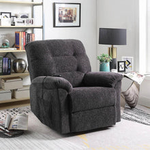 Load image into Gallery viewer, Casual Dark Grey Power Lift Recliner