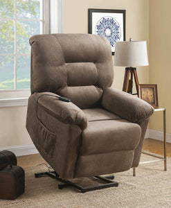 Casual Brown Sugar Power Lift Recliner