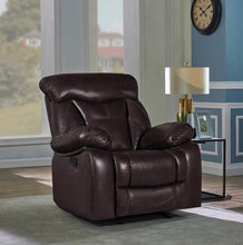 Load image into Gallery viewer, Zimmerman Casual Dark Brown Glider Recliner