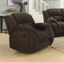 Load image into Gallery viewer, Weissman Brown Glider Recliner