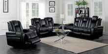 Load image into Gallery viewer, Delangelo Black Power Motion Three-Piece Living Room Set