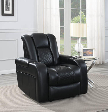 Delangelo Black Power Motion Recliner