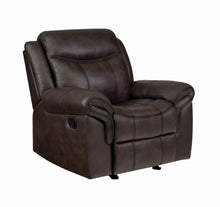 Load image into Gallery viewer, Sawyer Transitional Brown Glider Recliner