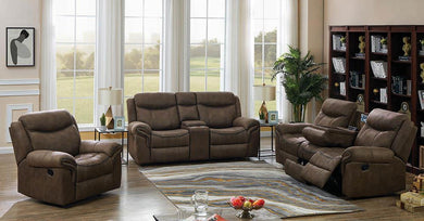 Sawyer Transitional Light Brown Three-Piece Living Room Set