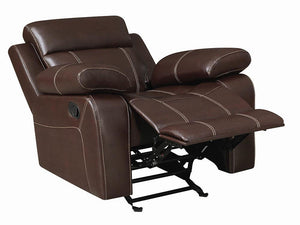 Myleene Chestnut Leather Recliner