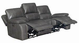 Ravenna Casual Charcoal Power Sofa