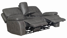 Load image into Gallery viewer, Ravenna Casual Charcoal Power Loveseat