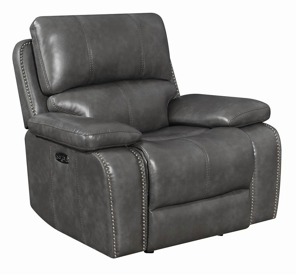 Ravenna Casual Charcoal Power^2 Glider Recliner