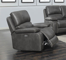 Load image into Gallery viewer, Ravenna Casual Charcoal Power Glider Recliner