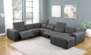 6 Pc Power Sectional