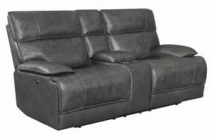 Standford Casual Charcoal Power Loveseat