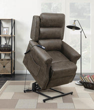 Load image into Gallery viewer, Casual Brown Power Lift Recliner