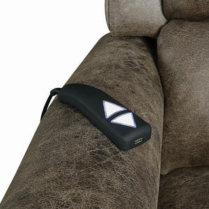 Casual Brown Power Lift Recliner