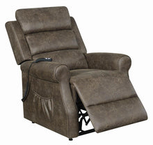 Load image into Gallery viewer, Casual Brown Power Lift Recliner