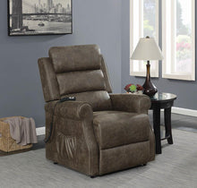 Load image into Gallery viewer, Casual Brown Power Lift Recliner